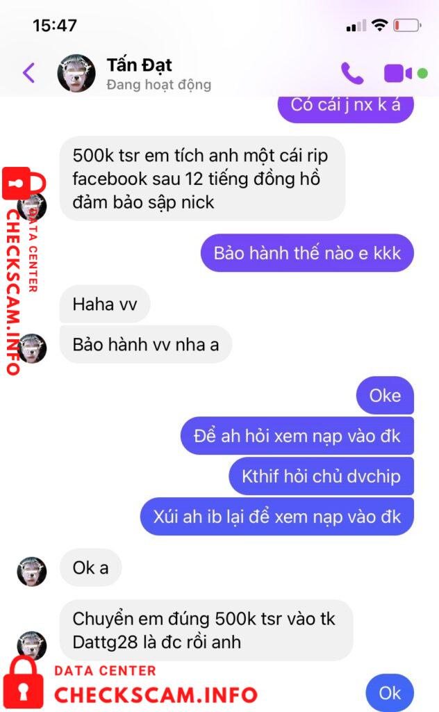 Evidence against Nguyễn Tấn Đạt