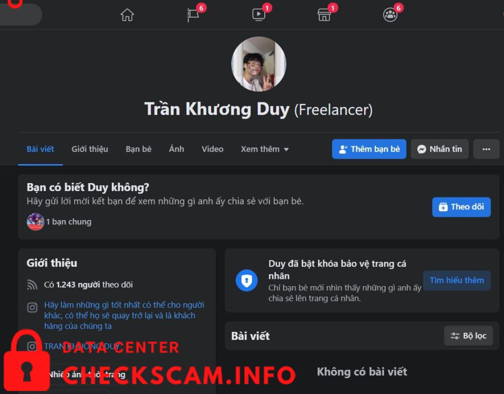 Evidence against Tran Khuong Duy