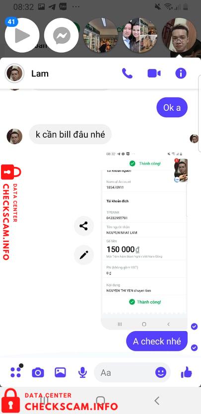 Evidence against Nguyễn Nhật Lâm