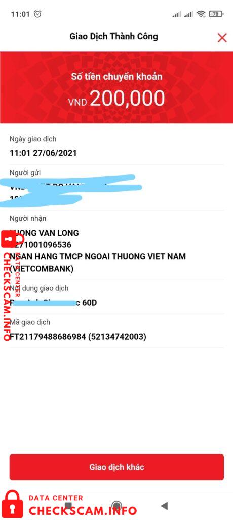 Evidence against Thảo Vy