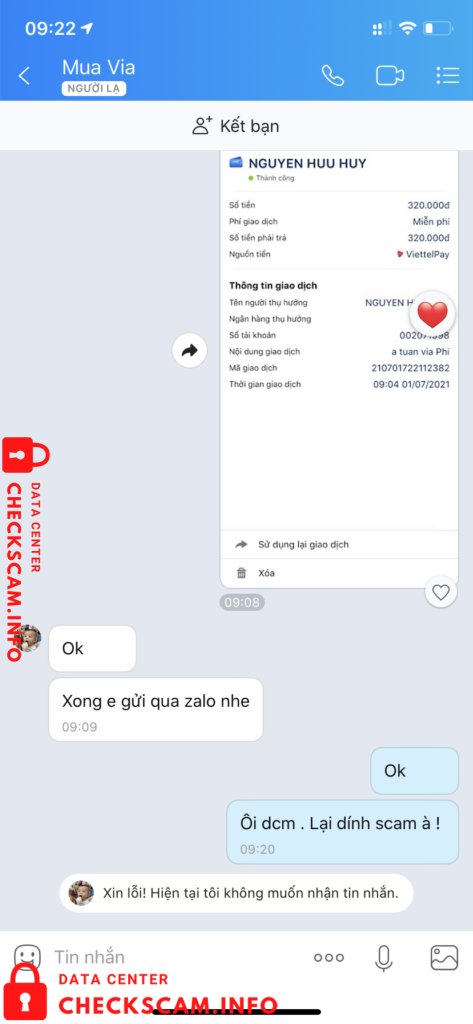 Evidence against Nguyen Huu Huy