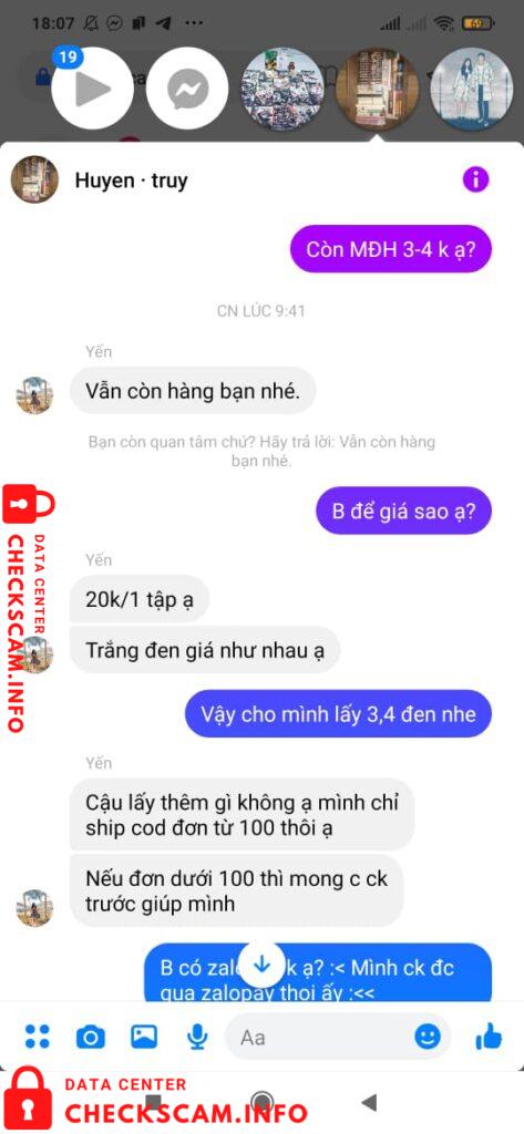 Evidência contra Ly Thị My