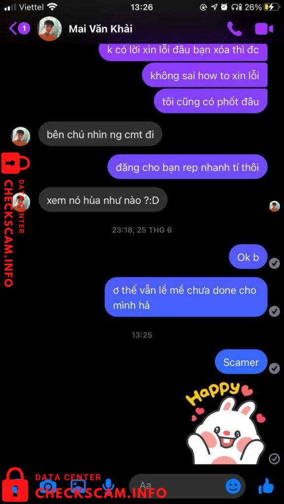 Evidência contra Mai Văn Khải ( Võ Vũ )