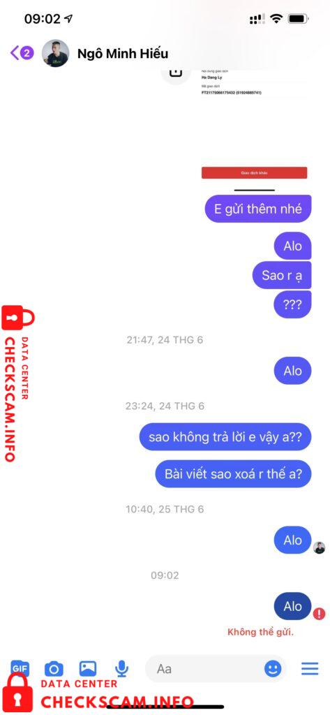Evidence against Ngô Minh Hiếu ( Hiếu PC Fake )