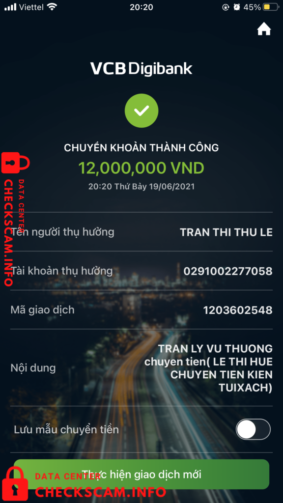 Evidence against Tran Thì Thu Le
