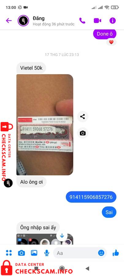 Evidence against Trần Thành Luân