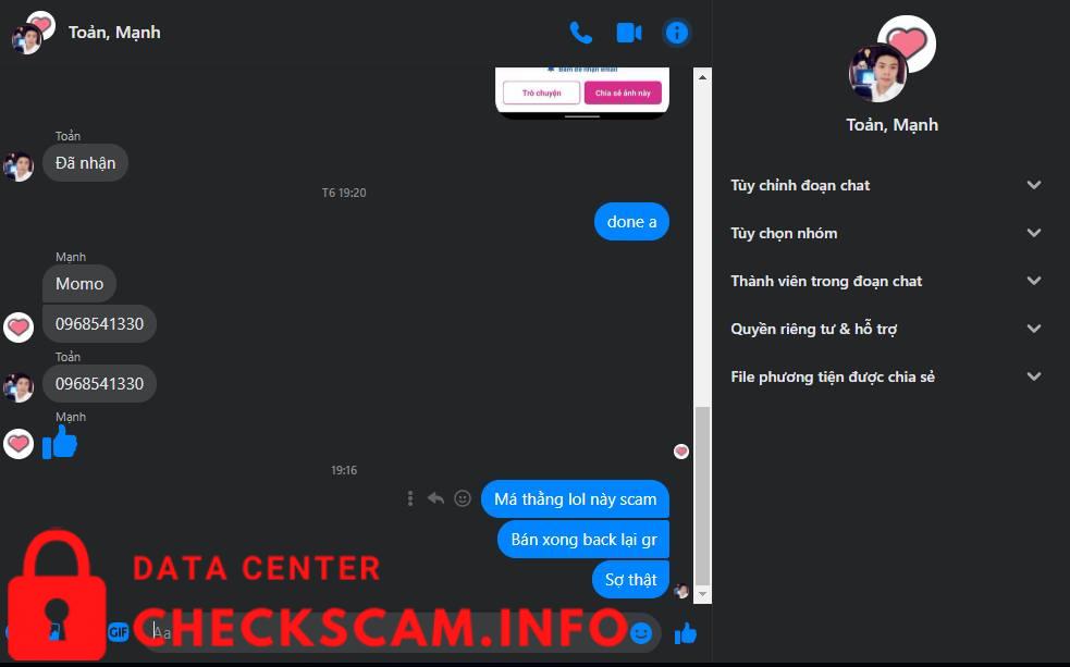 Evidência contra Phạm Văn Tuyển