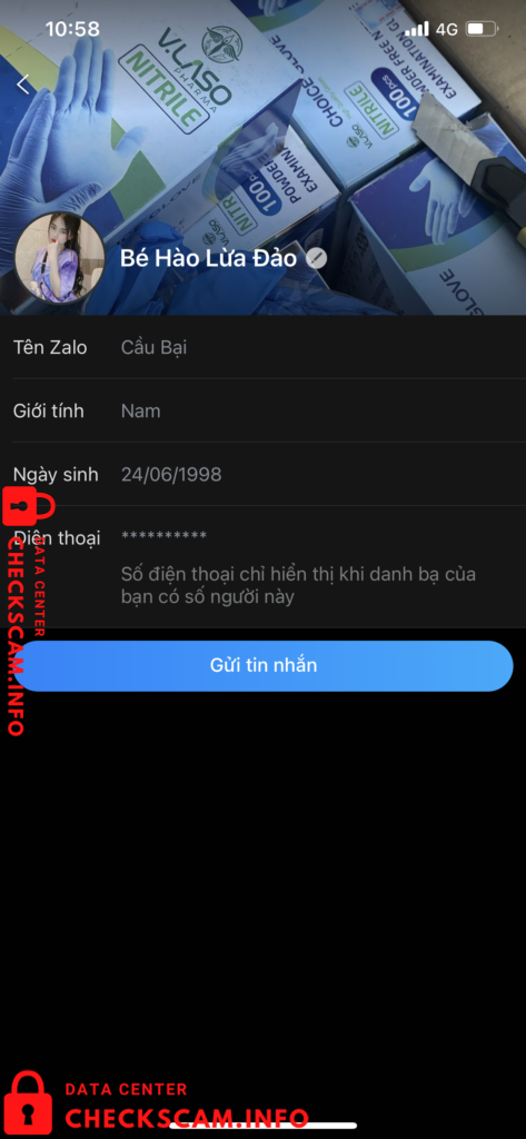 Evidência contra Nguyễn Thị Lan Thảo