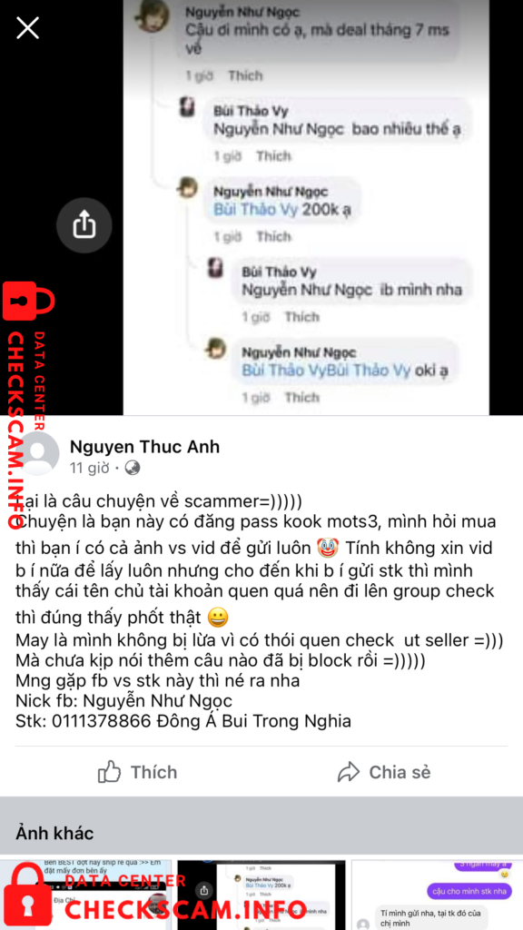 Evidência contra Bui Trong Nghia