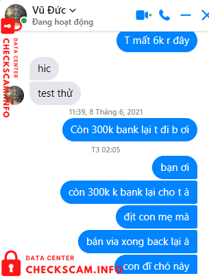 Evidência contra Vũ Văn Đức