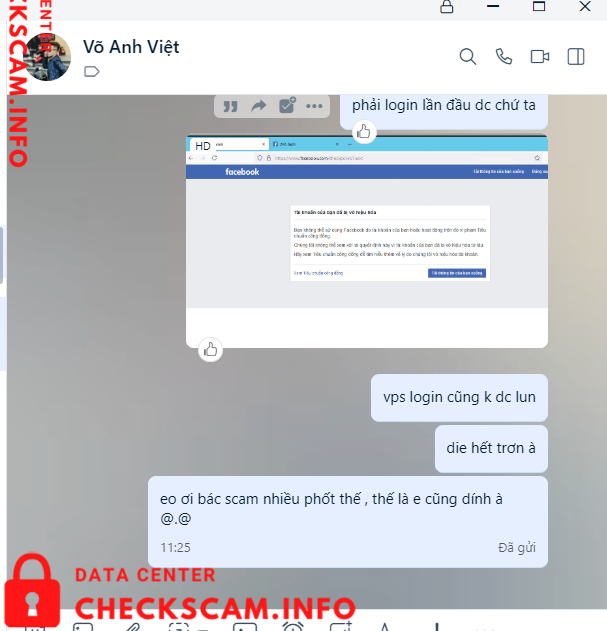 Evidência contra Võ Anh Việt