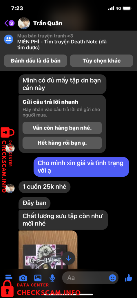 Evidência contra Ngô Thị Thảo Nguyên
