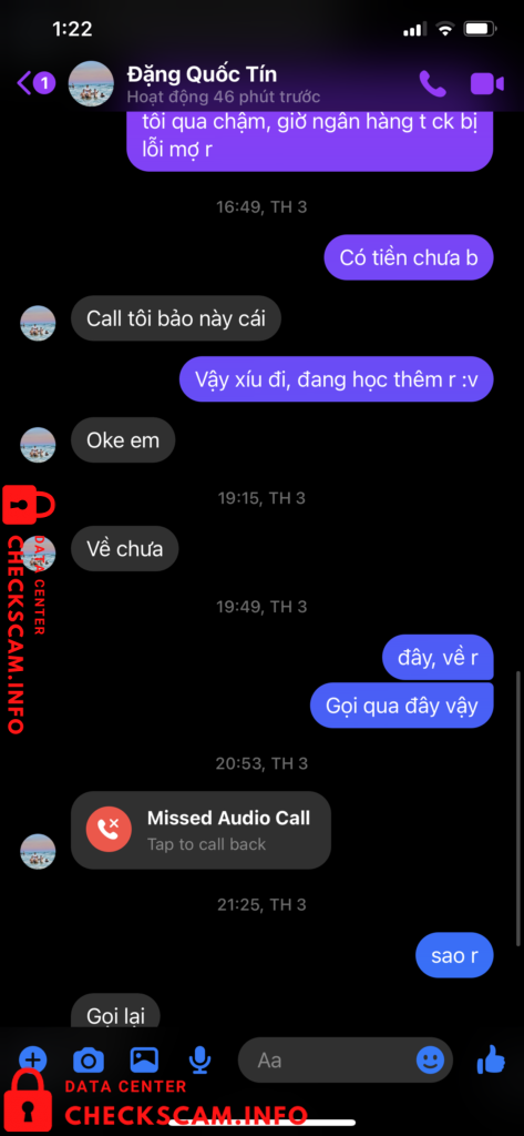 Evidência contra Đặng Quốc Tín