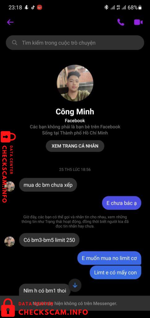 Evidência contra Nguyen Hai Linh
