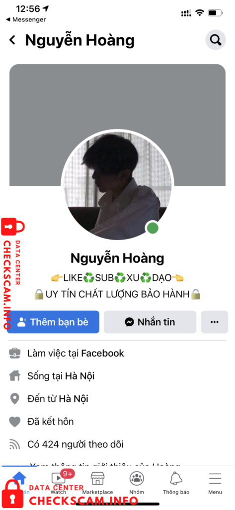 Evidência contra Nguyễn Hoàng
