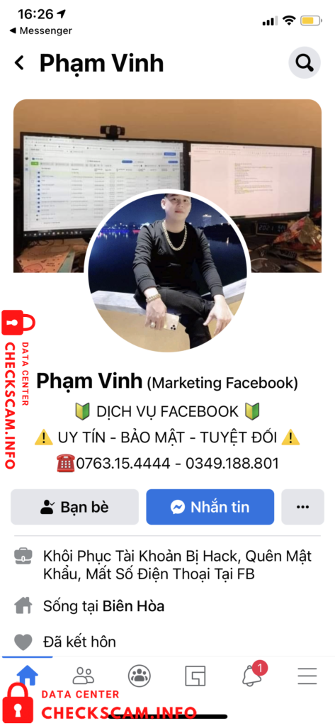 Evidência contra Pham Van Vinh
