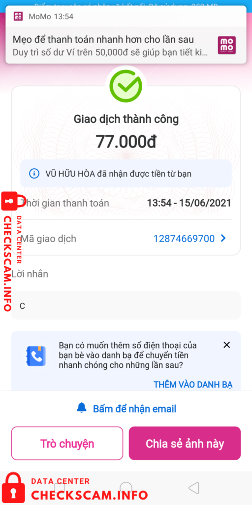 Preuves contre Vo Huu Hoa