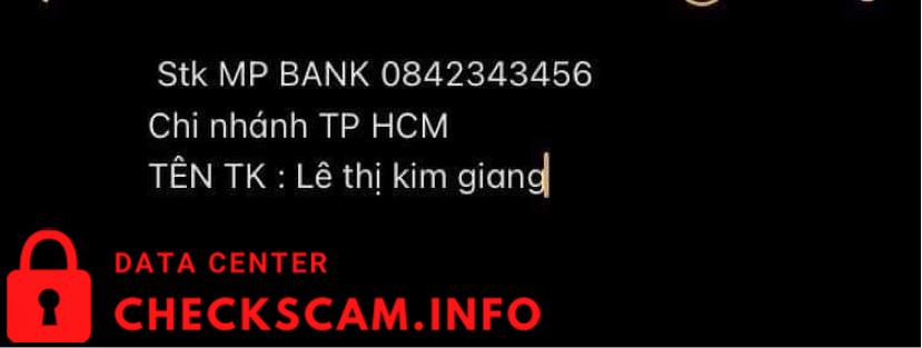 Preuves contre Lê Thị Kim Giang