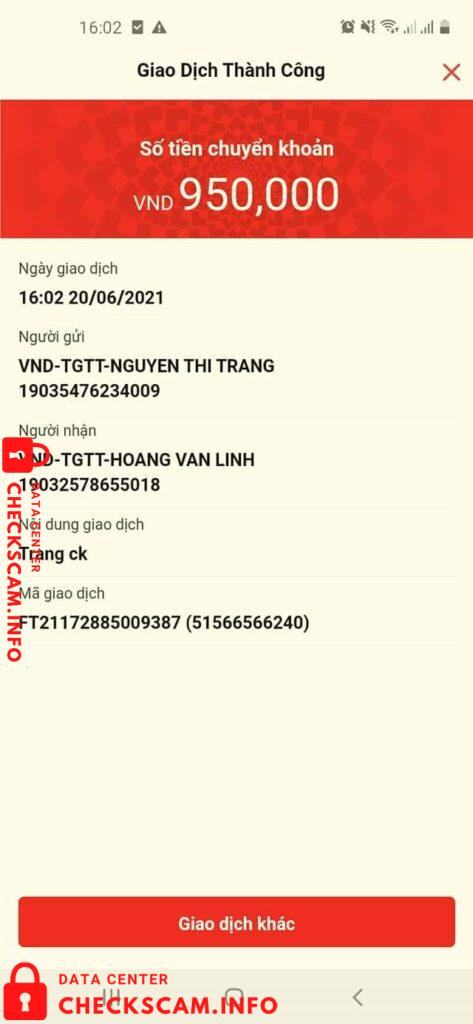 Preuves contre Đinh Đuc Tien