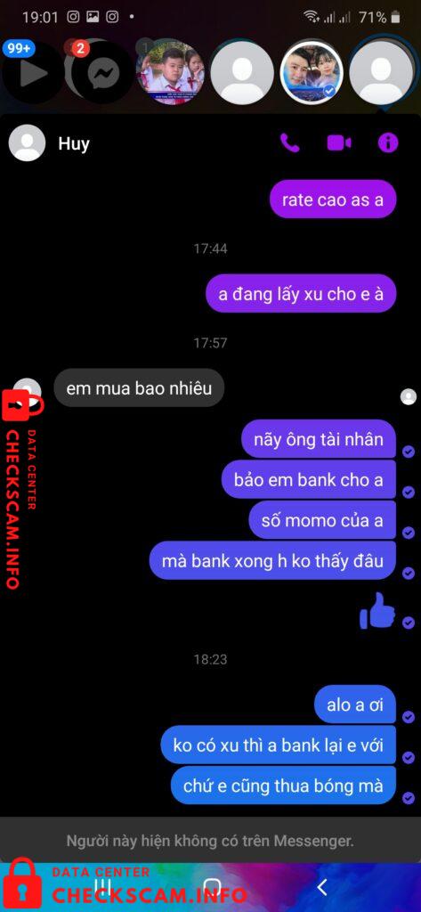 Preuves contre Hoàng Quang Huy
