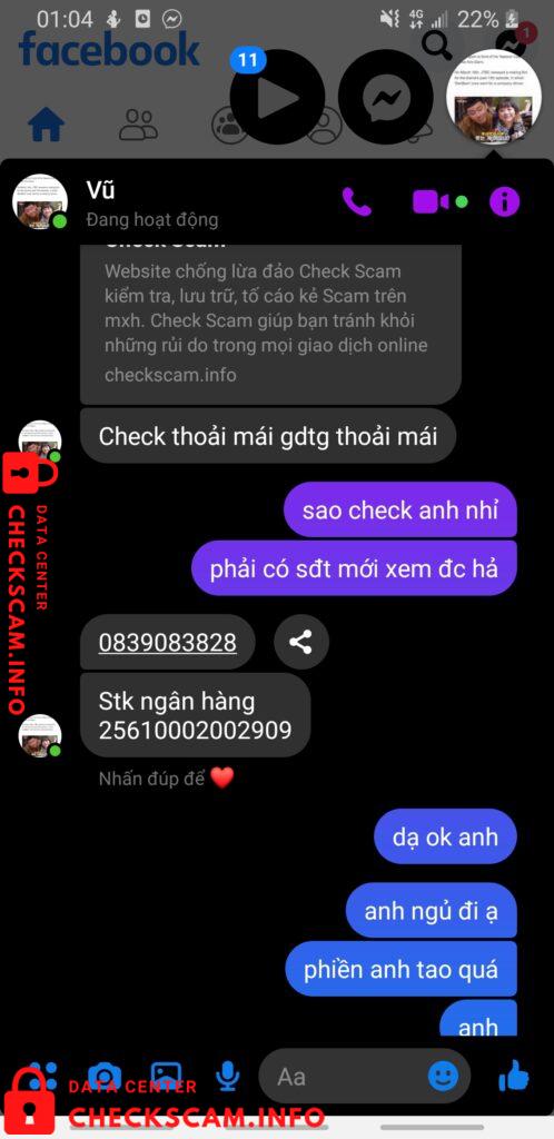 Preuves contre Hồ Hoàn Vũ