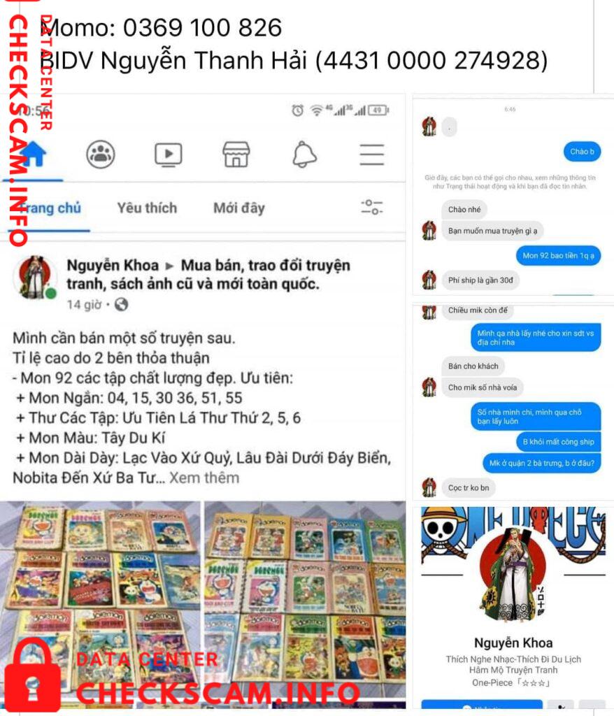 Preuves contre Nguyen Thanh Hai