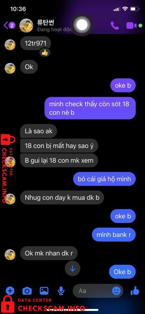 Evidência contra Luu Thanh Son