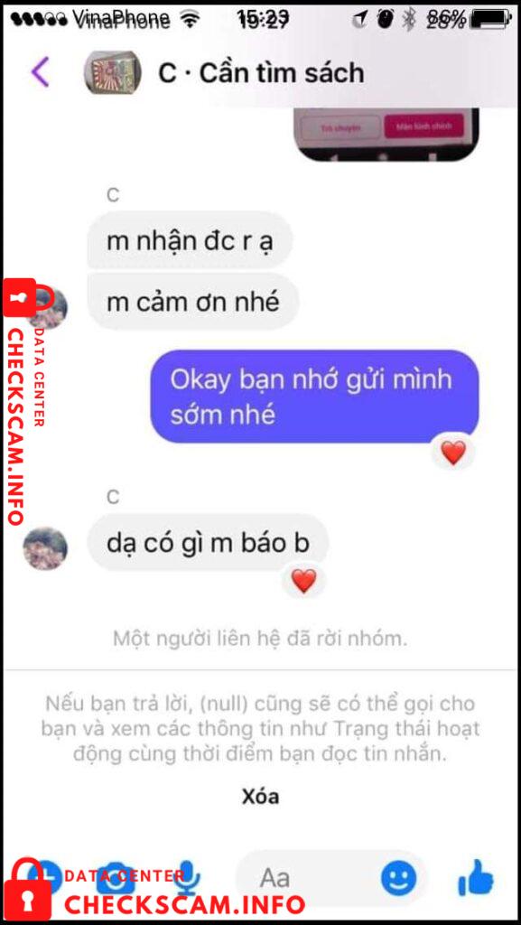 Evidência contra Trần Quốc Bảo