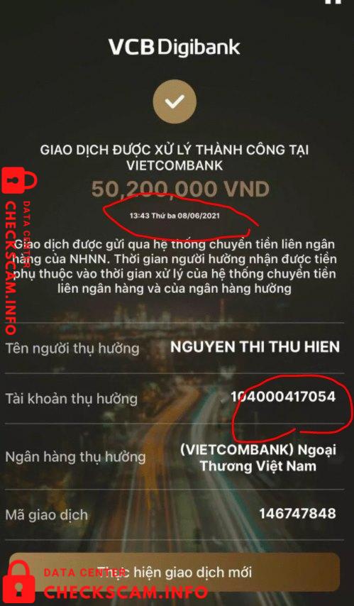 Bằng chứng chống lại Huỳnh Thị Thanh Trúc