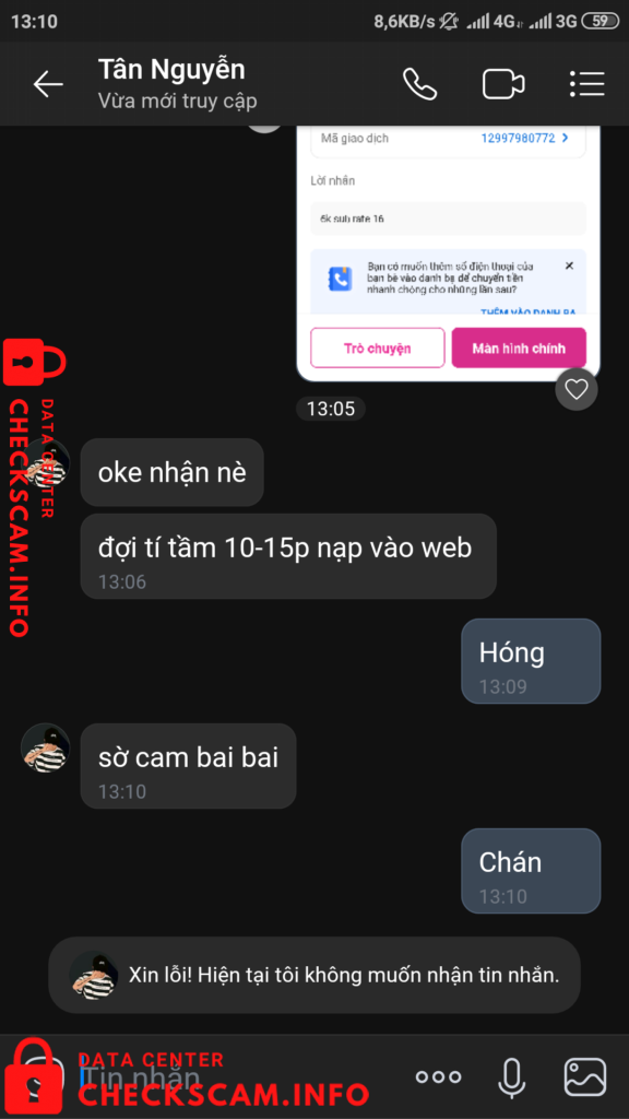 Bằng chứng chống lại Tân Nguyễn