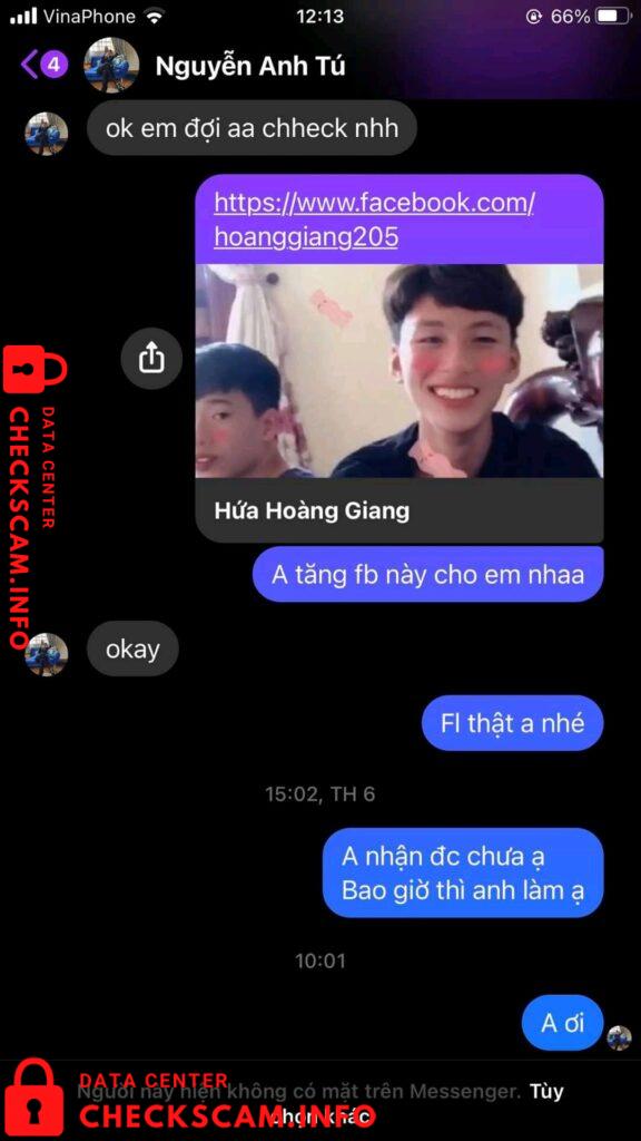 Bằng chứng chống lại Hoang Ngoc Tuan