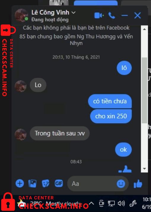 Bằng chứng chống lại Lê Công Vinh