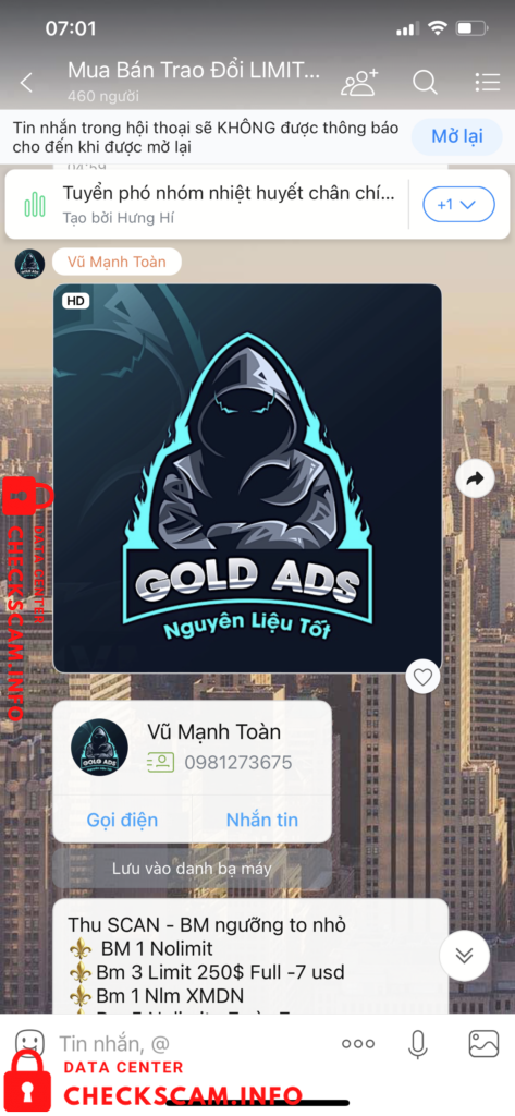 Bằng chứng chống lại Vu Manh Toan