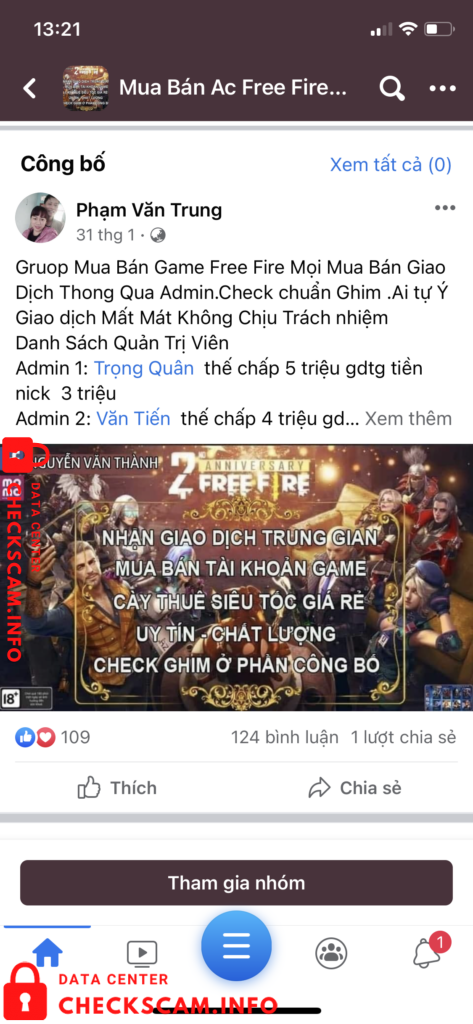 Evidência contra Phạm Văn Trung