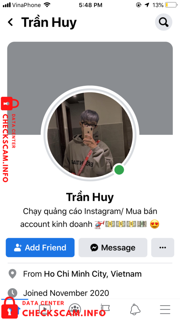 Evidência contra Dinh Trung Hung