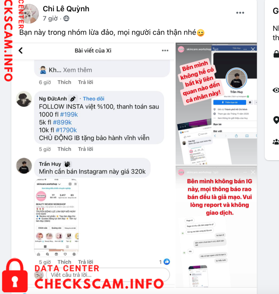 Evidência contra Dinh Trung Hung