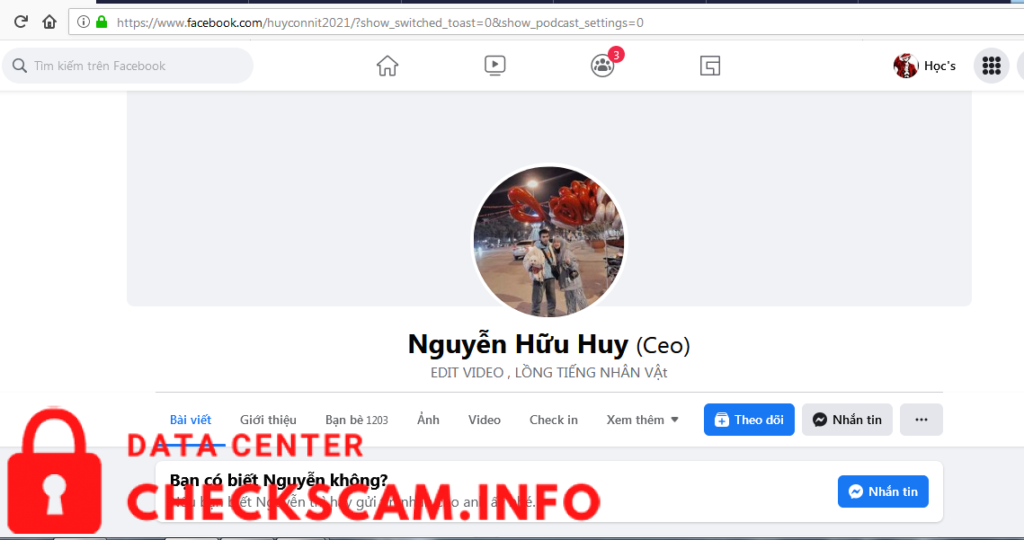 Preuves contre Nguyễn Hữu Huy
