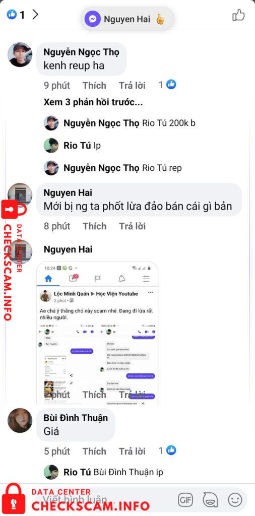 Preuves contre Hồ Hữu Tú