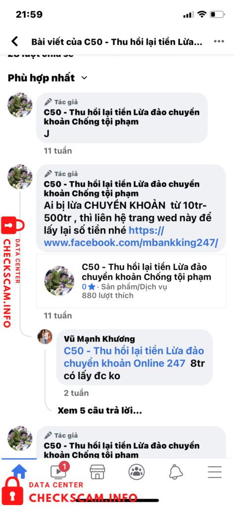 Evidência contra Phan Van Hieu