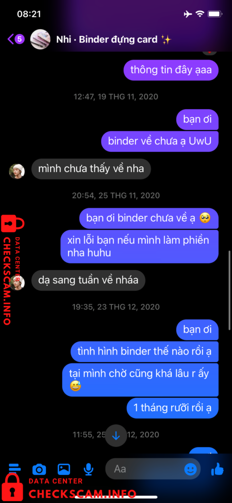 Evidência contra Nguyễn Trọng Phát