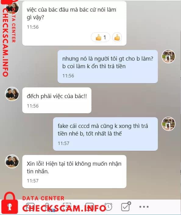 Evidência contra Nguyen Dinh Dien