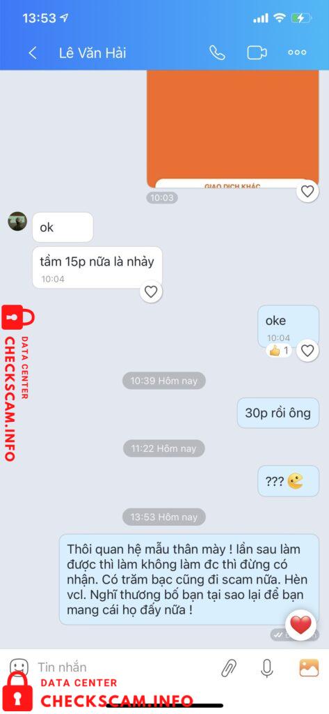 Evidência contra Le Van Hai