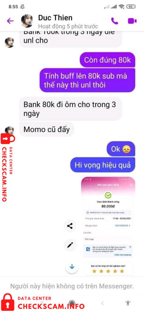 Preuves contre Nguyễn Đức Thiện