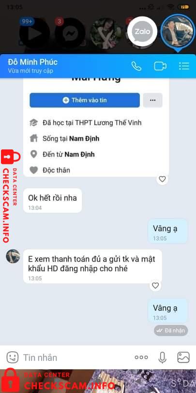 Preuves contre Tong Van Tam