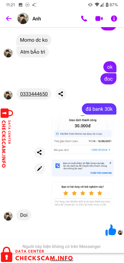 Preuves contre Nguyễn Tuấn Anh