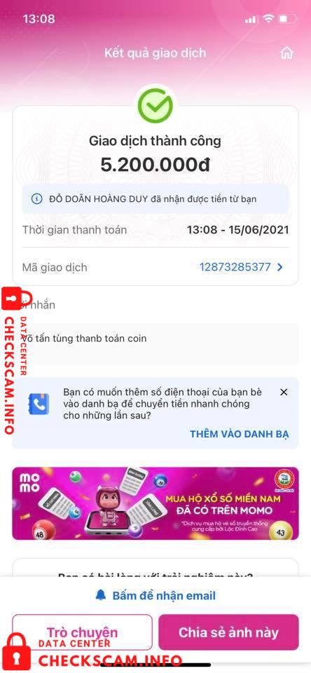 Preuves contre Đỗ Doãn Hoàng