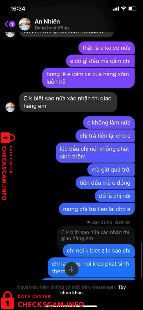 Evidência contra Nguyen Trong Duong