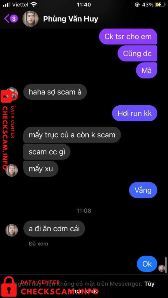 Preuves contre Phung Van Huy