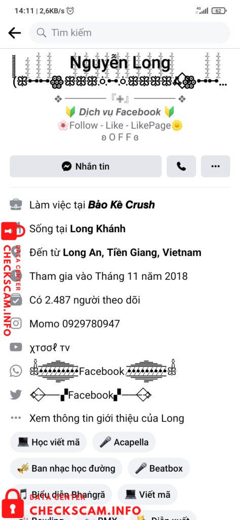Preuves contre Nguyễn Vũ Hoàng Long