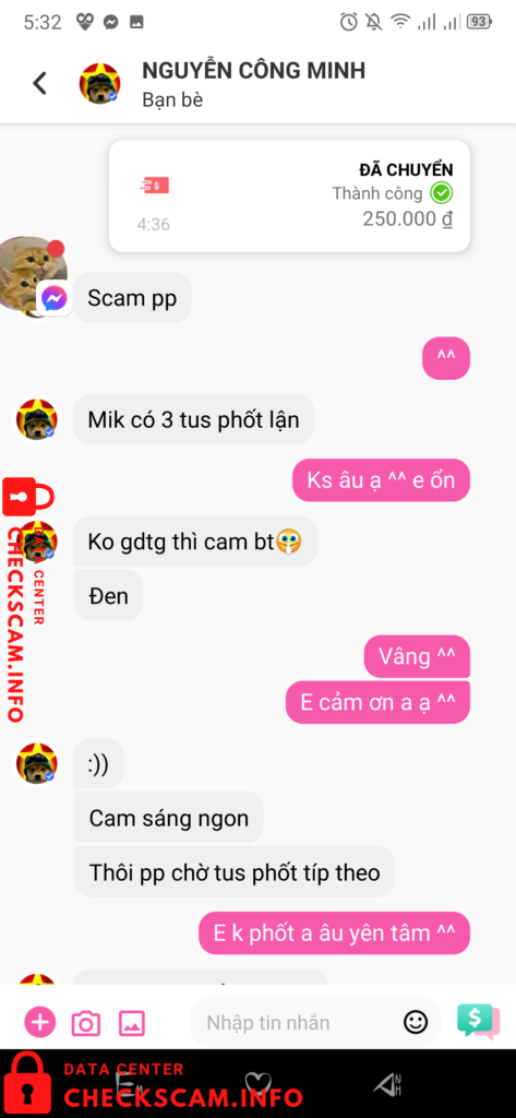 Preuves contre Nguyễn Công Minh